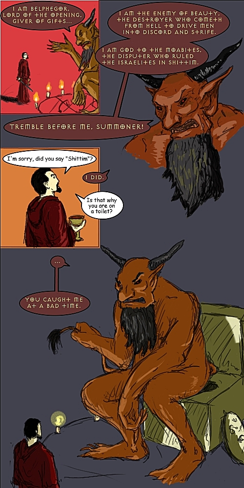 Belphegor Demands Bathroom Tissue